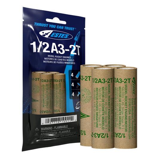 Estes 1/2A3-2T 13mm Model Rocket Engines