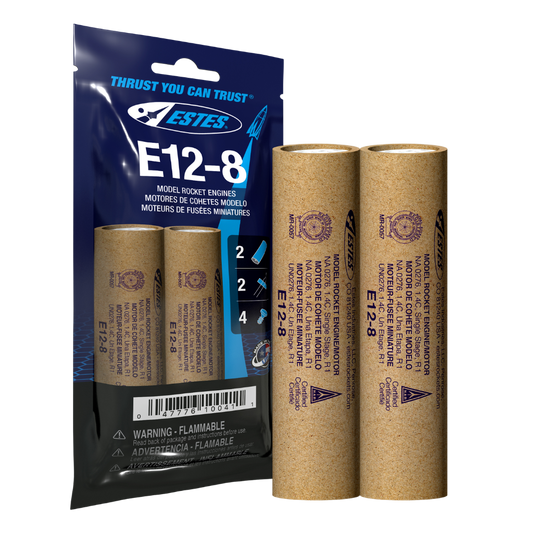 Estes E12-8 24mm Model Rocket Engines