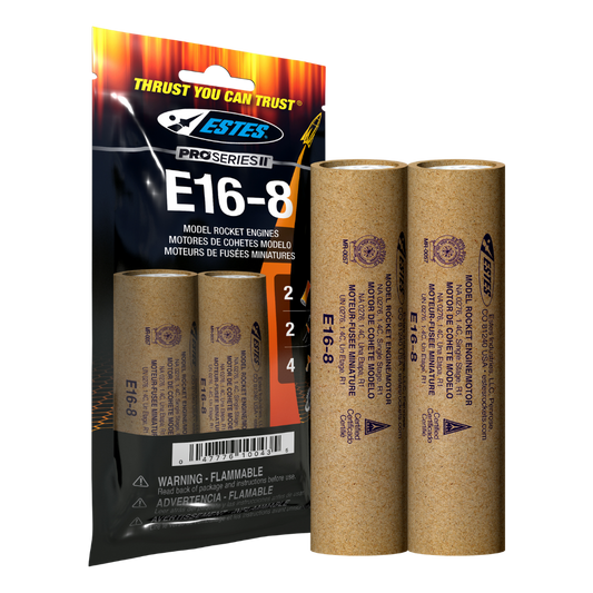 Estes E16-8 29mm Model Rocket Engines