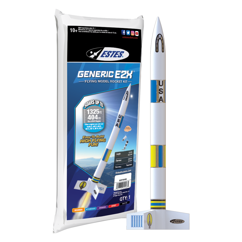 Generic E2X® Model Rocket for STEM Classrooms | Estes Education