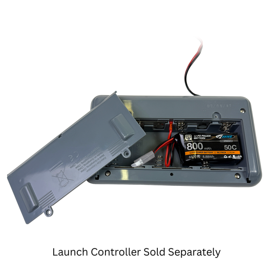 Pro Series II™ Li-Po Power Battery & Charger with Launch Controller for demonstration (launch controller sold separately)