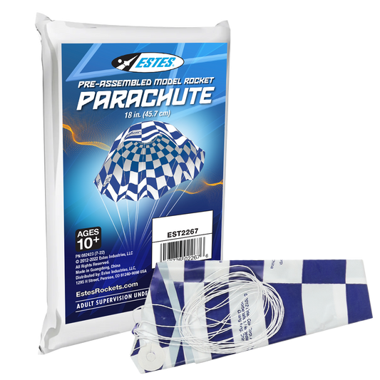 Estes 18 Inch Parachute for Model Rockets