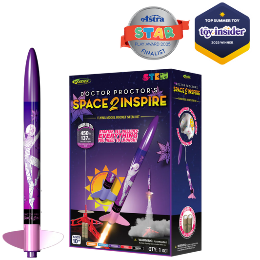 Estes Space2Inspire Model Rocket Kit - ASTRA Play Award & Top Summer Toy 2025