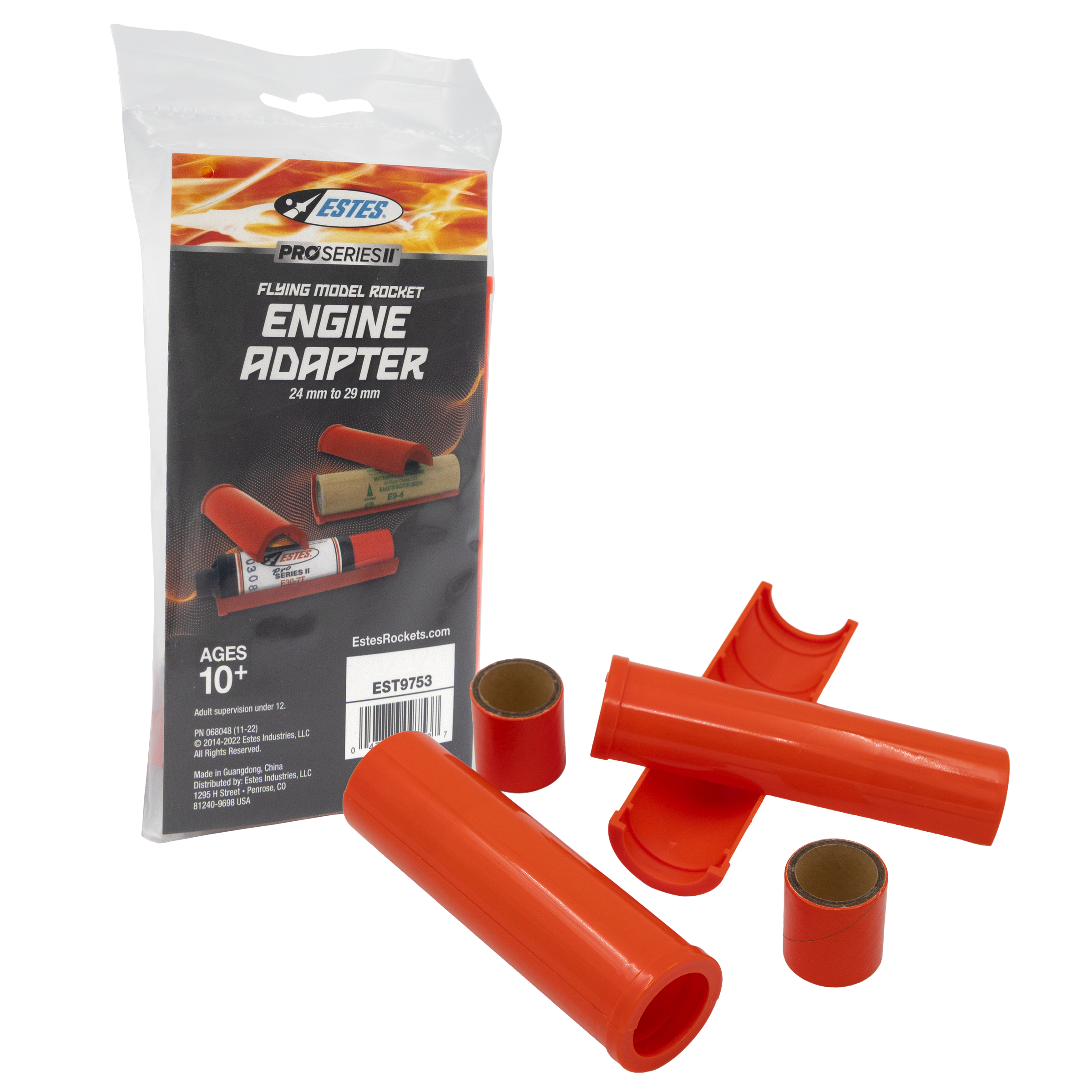 24mm to 29mm Rocket Engine Adapters Pack of 2 - Model Rocket Parts and Accessories