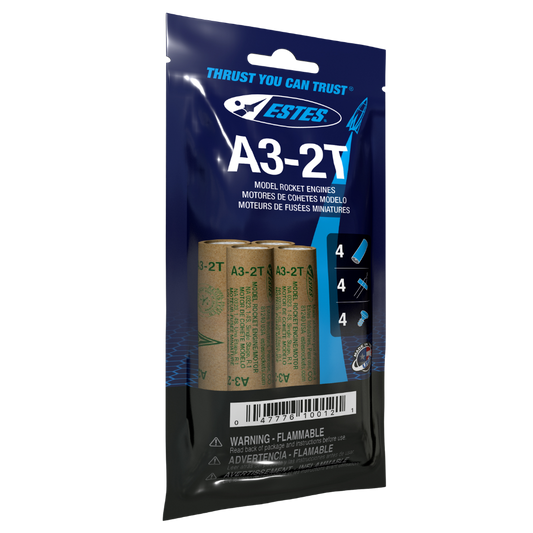 Estes A3-2T Mini 13mm Model Rocket Engines