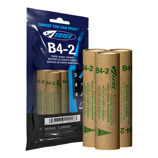 Estes B4-2 Model Rocket Engines 3 Pack