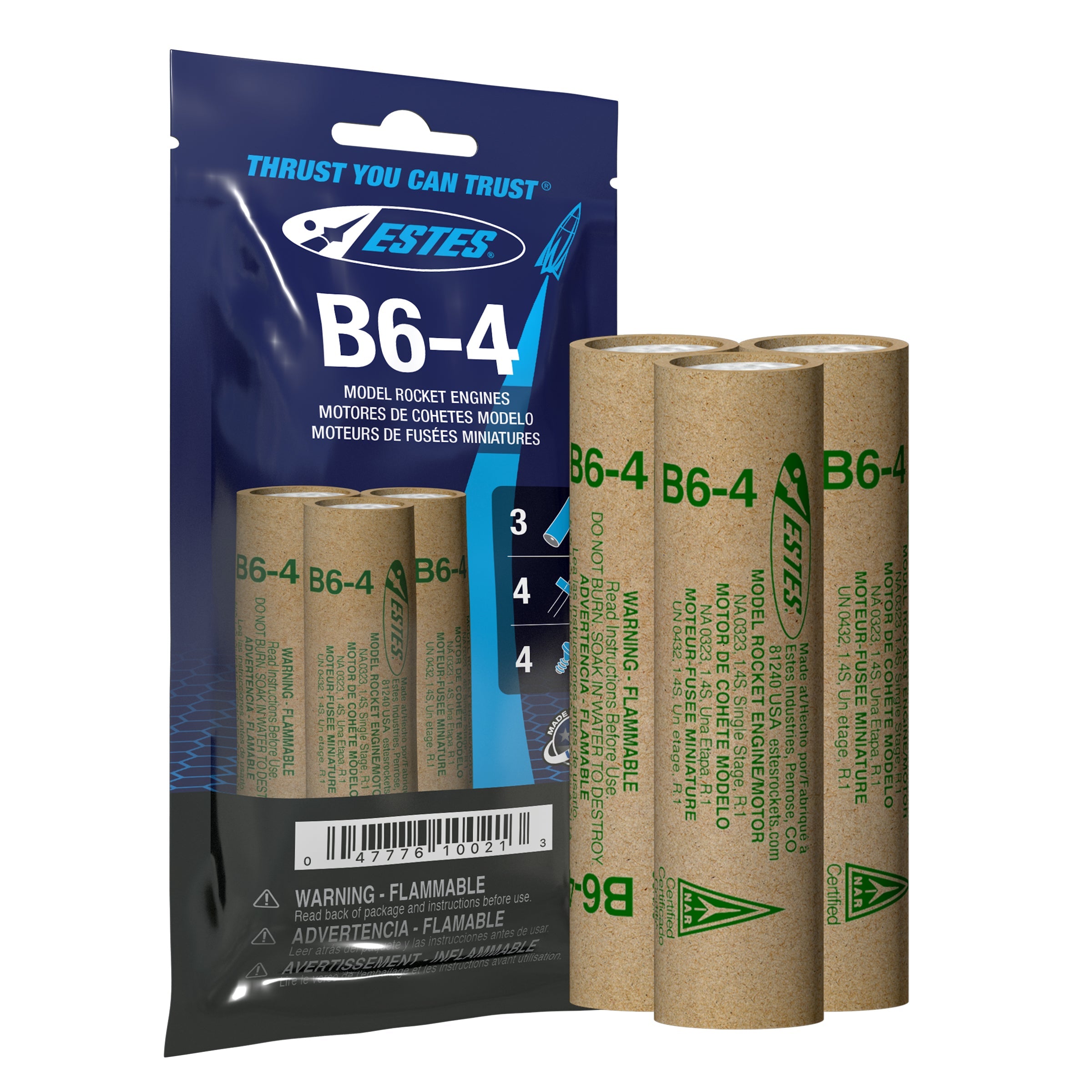 Estes B6-4 Rocket Engines