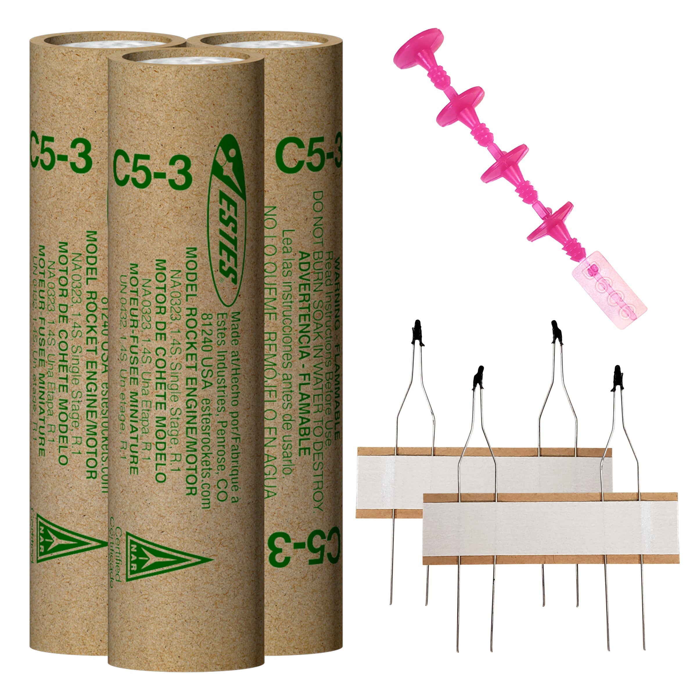 Canadian C5 Rockets C5-3 Engines - STEM Model Rocket Motors for Class Use | Estes Education