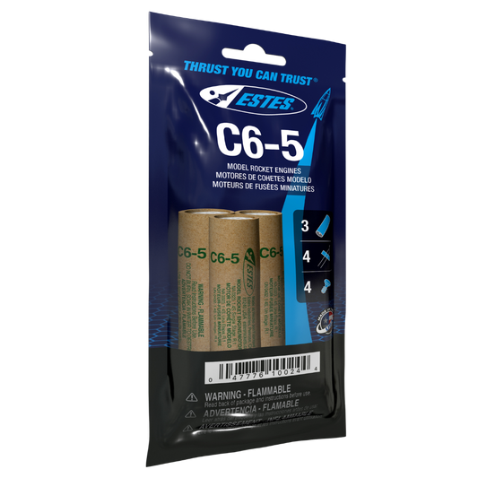 Estes C6-5 Model Rocket Engines