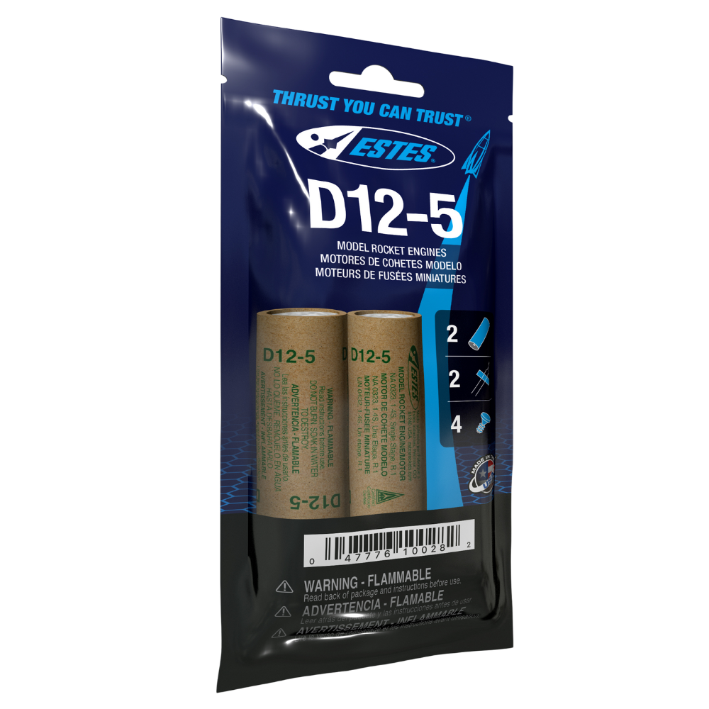 Estes D12-5 Model Rocket Engines