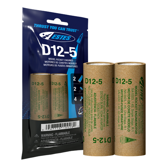 Estes D12-5 Rocket Engines