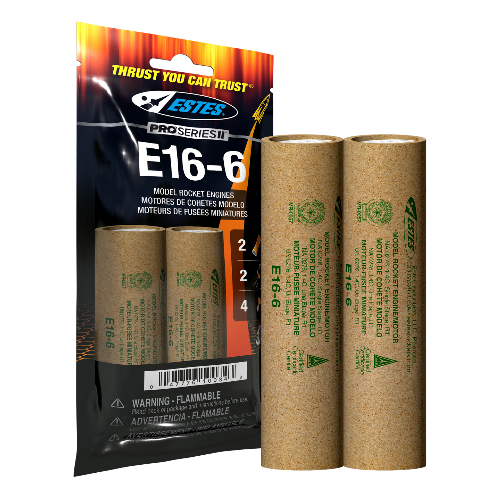 Estes E16-6 29mm Model Rocket Engines