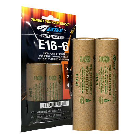 Estes E16-6 29mm Model Rocket Engines