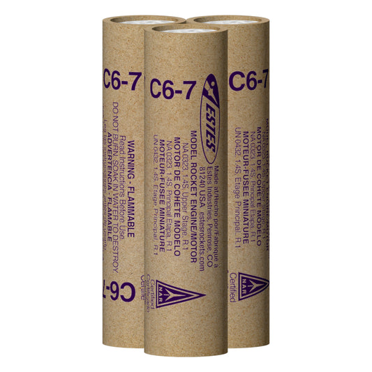 Estes C6-7 Rocket Engines 