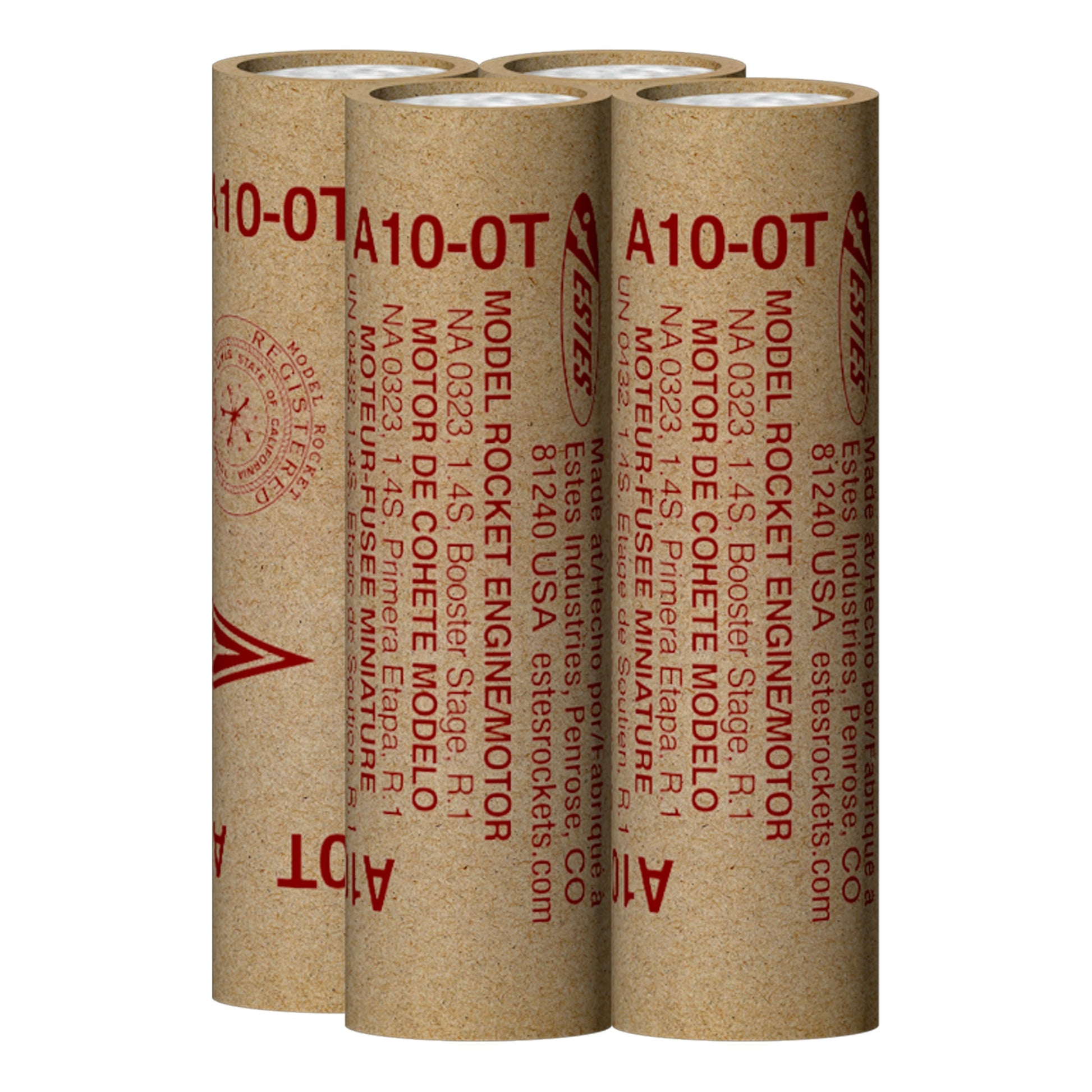 Estes A10-0T Model Rocket Engines 