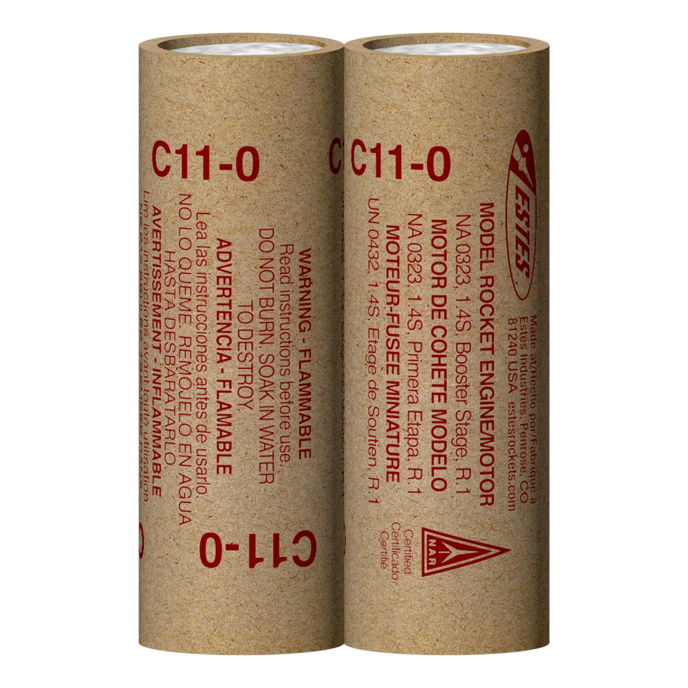 Estes C11-0 Model Rocket 24mm Engines Pack