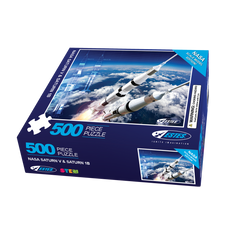 NASA Saturn V & Saturn 1B 500 Piece Puzzle