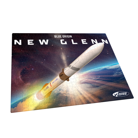 Estes Blue Origin New Glenn Rocket - 500 Piece Puzzle