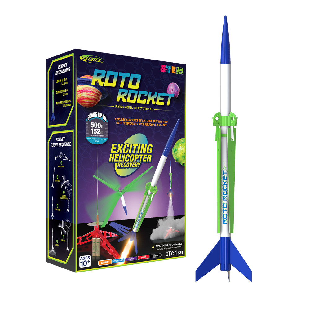 Roto Rocket STEM Kit - Hands-On Aerospace Learning for Classrooms ...