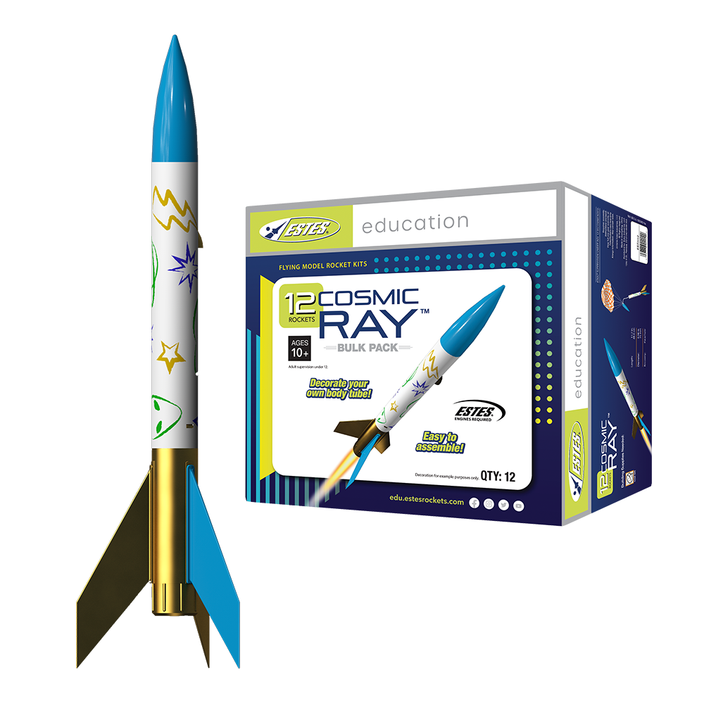 Estes Cosmic Ray Rocket Bulk Pack