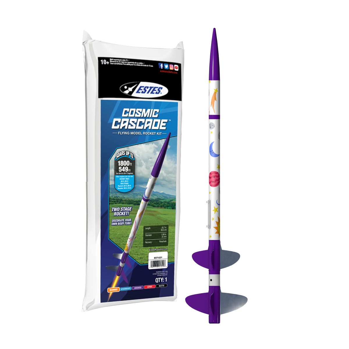 Estes Cosmic Cascade Model Rocket Kit