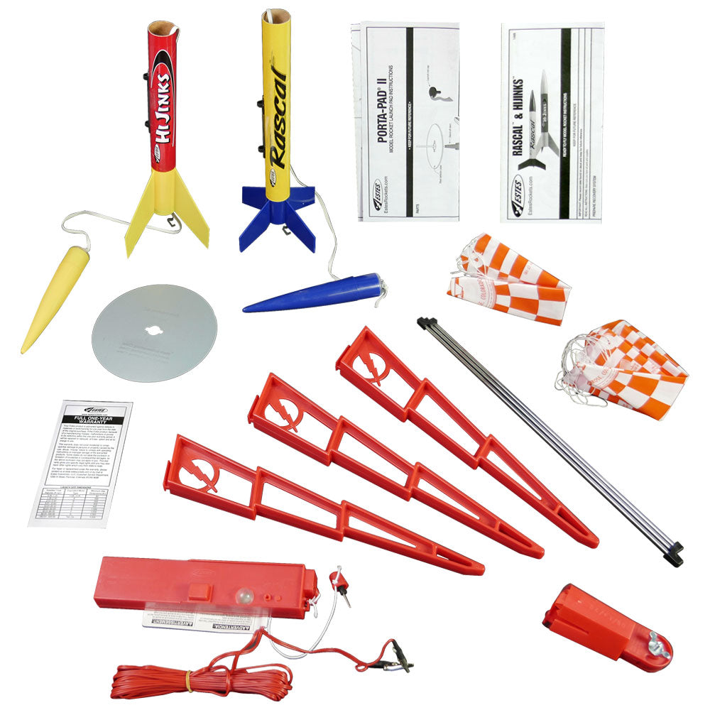Estes 1499 Rascal HiJinks Launch Set Parts