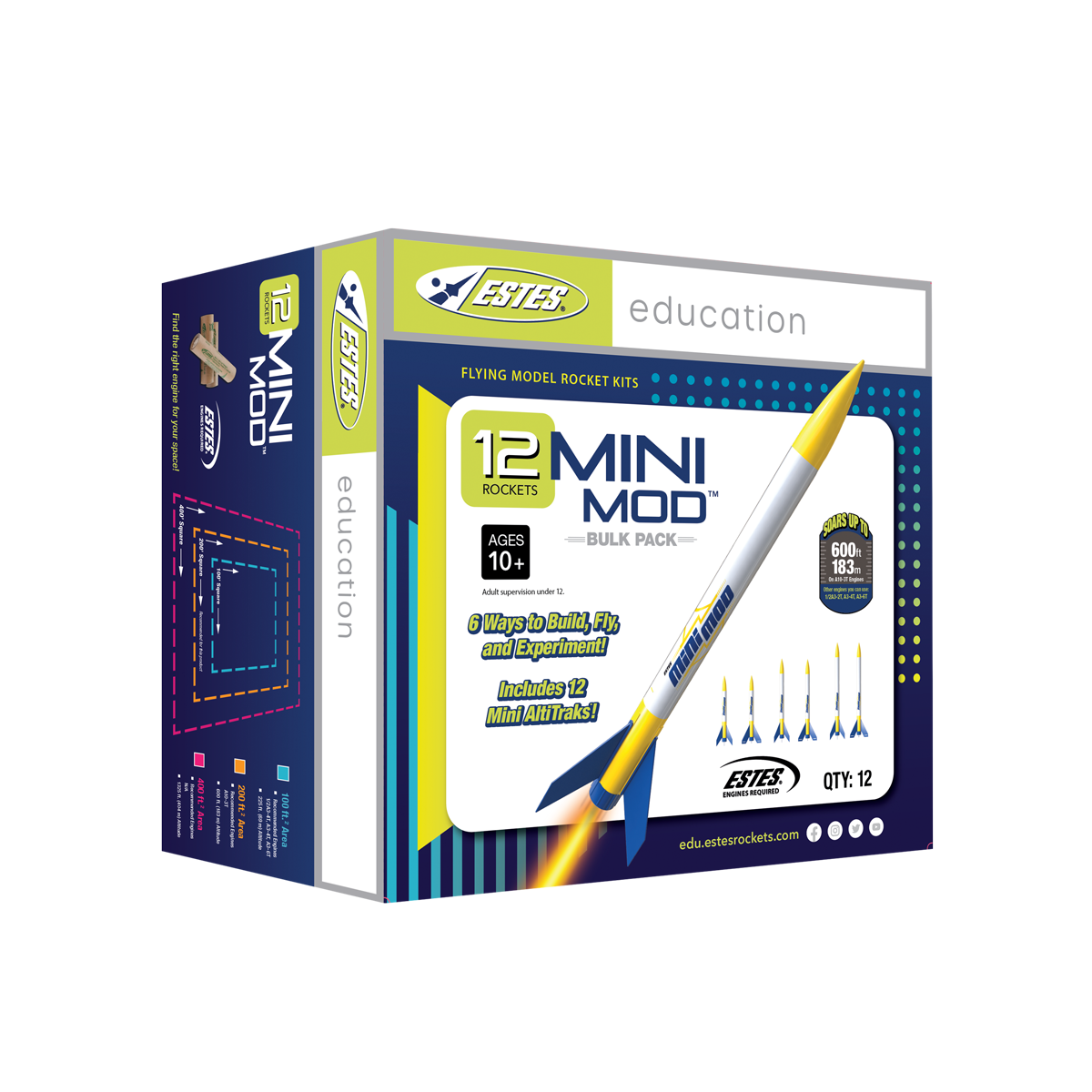 Estes Mini Mod Model Rocket Bulk Pack