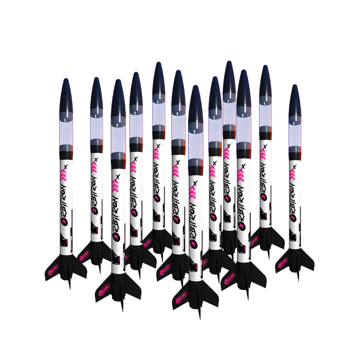 Orbitron™ Bulk Pack | 12 Model Rockets for STEM Learning | Estes Education