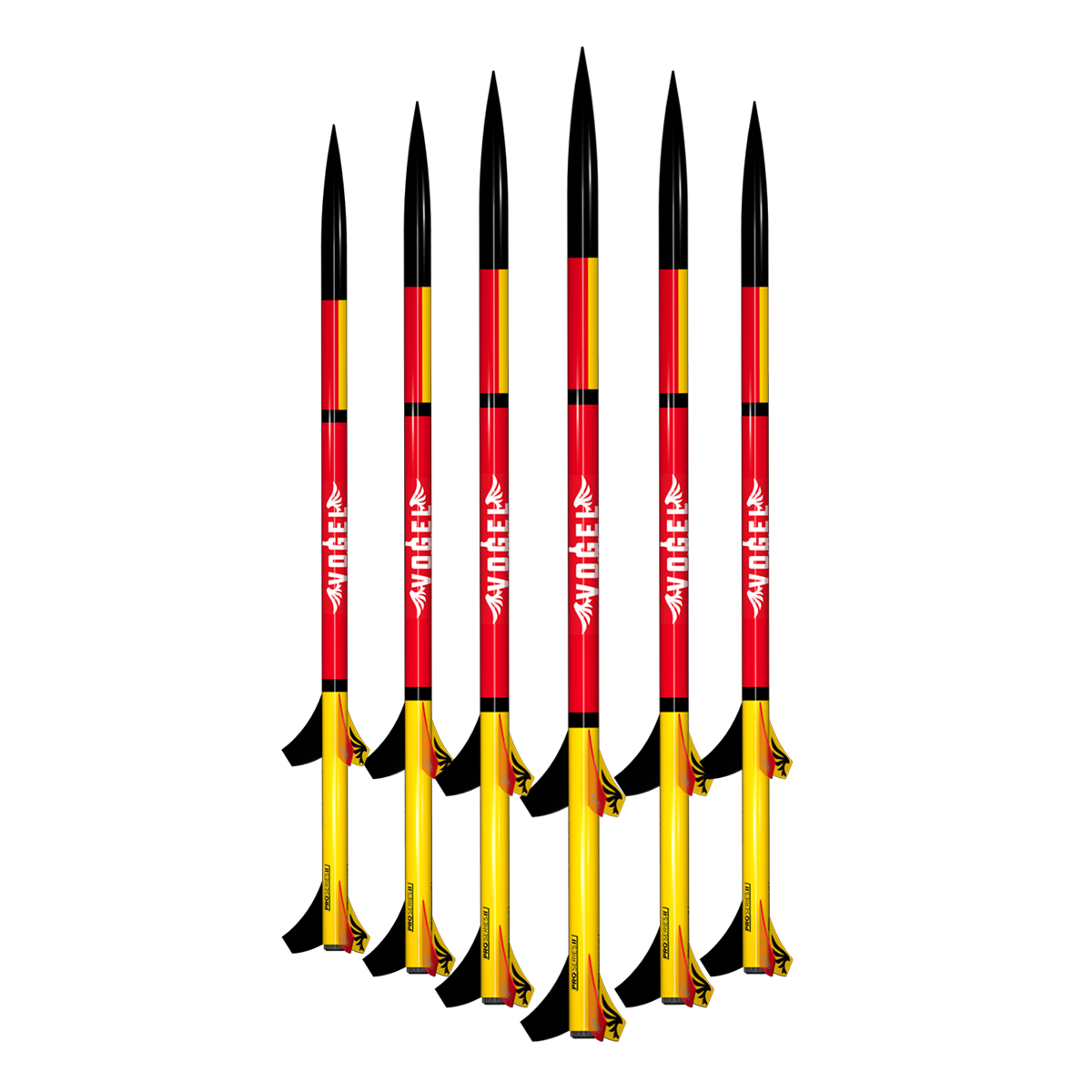 Pro Series II™ Vogel Bulk Pack TwoStage STEM Rockets for Schools