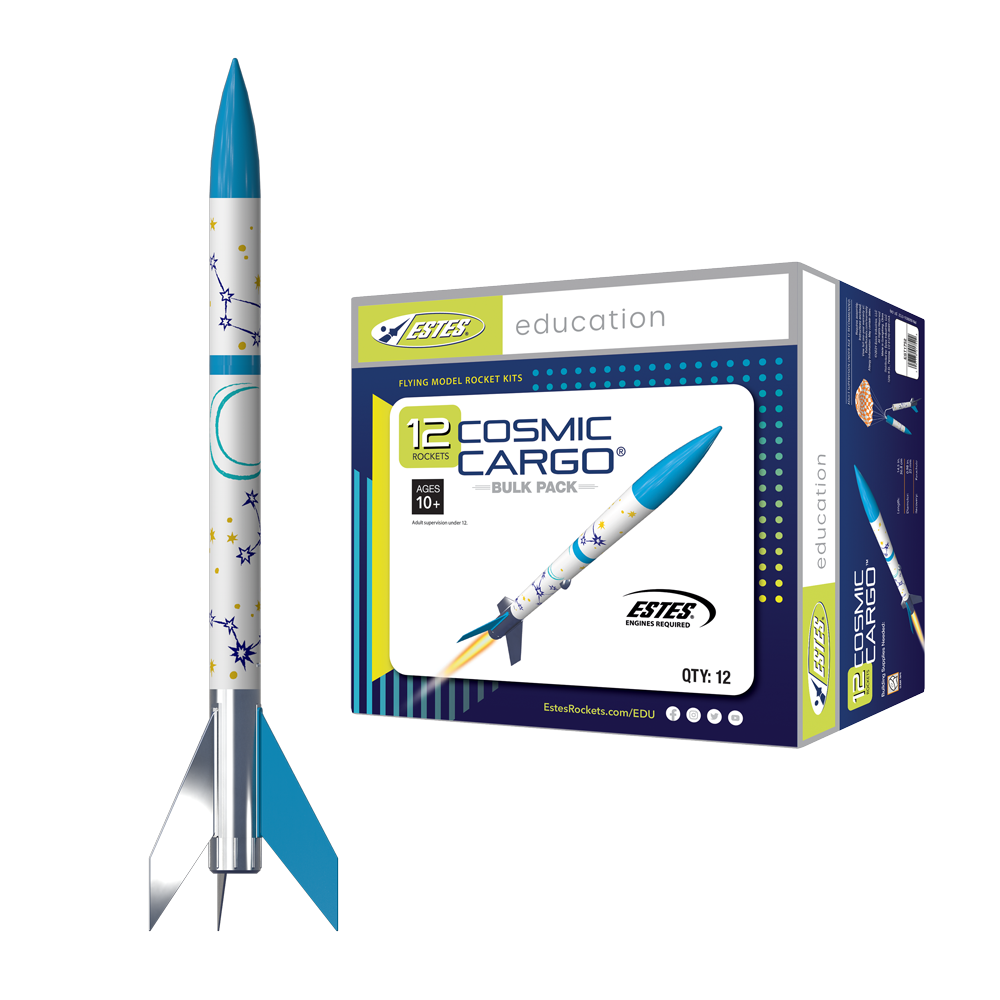 Estes Cosmic Cargo Model Rocket Bulk Pack