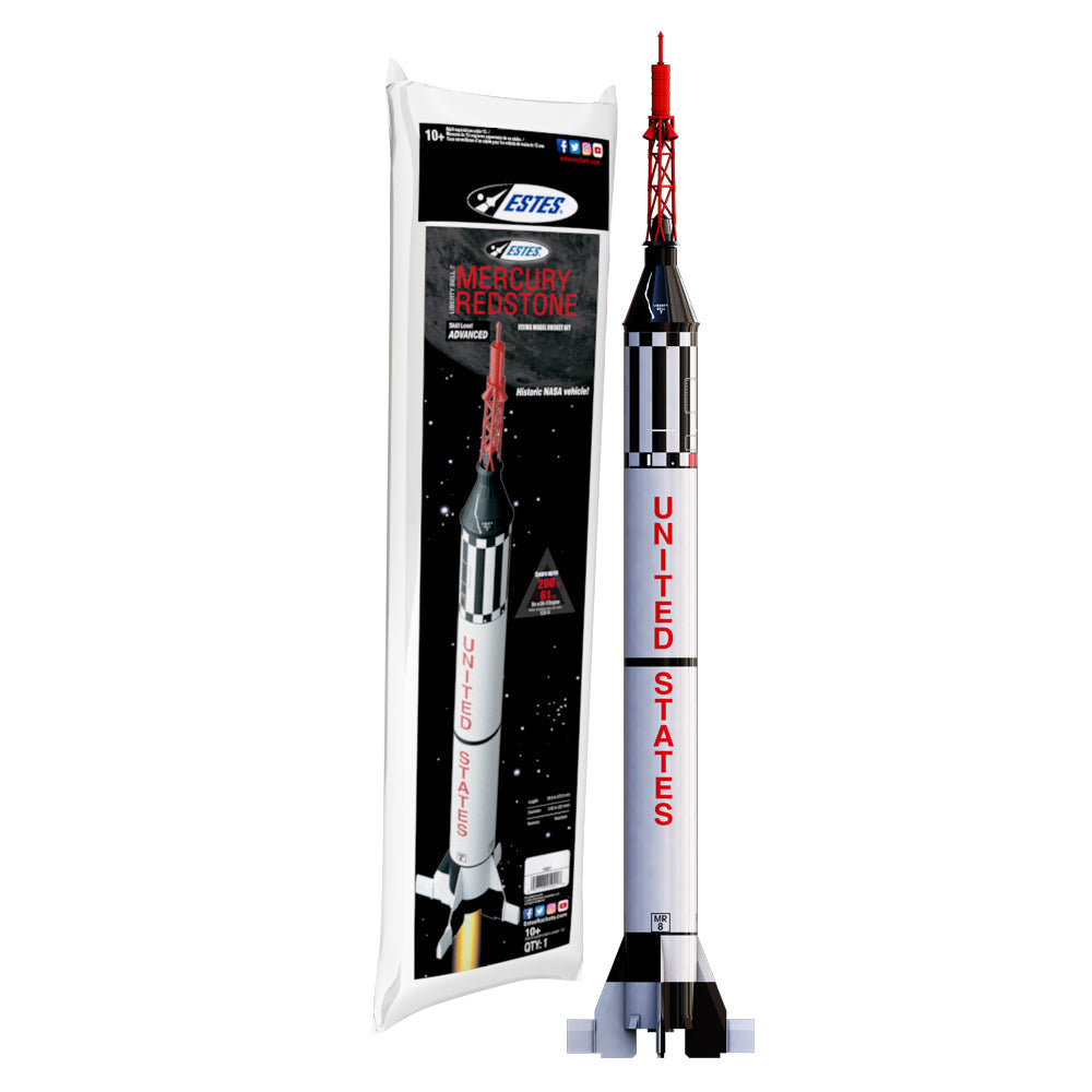 Diecast Direct Model Rockets Mercury Redstone Model Rocket Kit for STEM Education | Estes Education