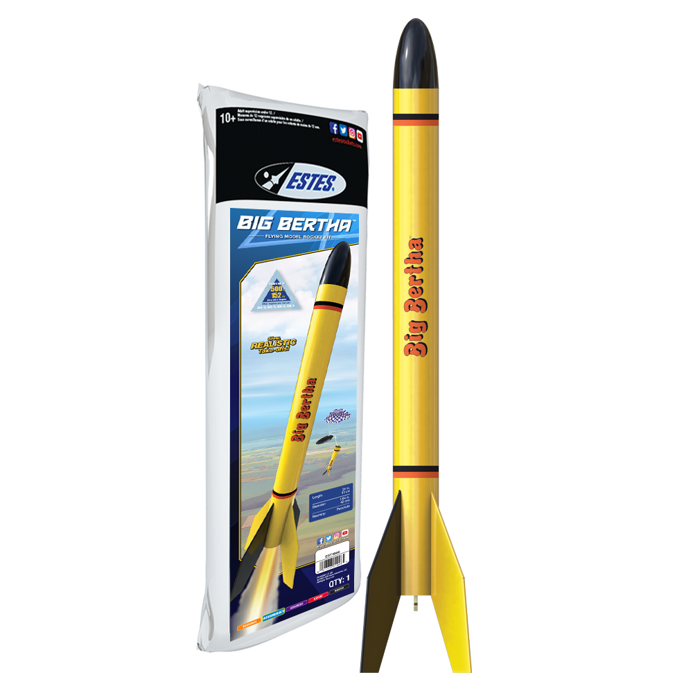 Estes Big Bertha Flying Model Rocket Kit