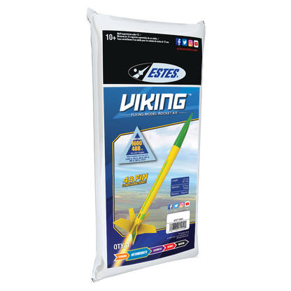 Estes Viking Intermediate Flying Model Rocket Kit