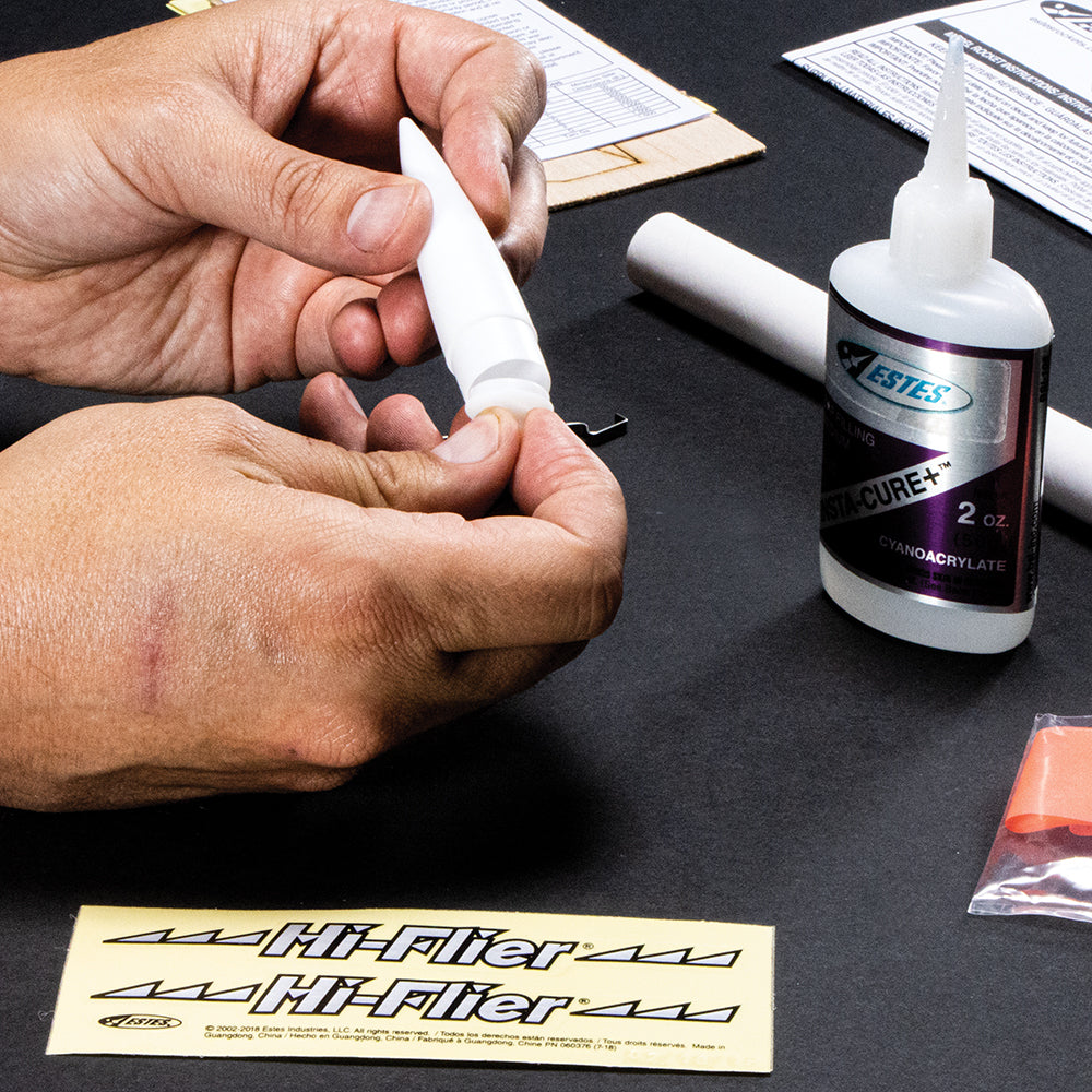 Estes Hi-Flier Model Rocket Building Nose Cone Assembly 