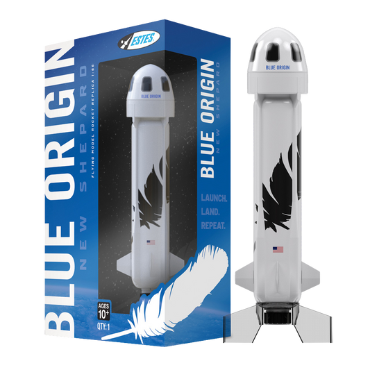 Estes Blue Origin New Shepard Ready-to-Fly Model Rocket Kit