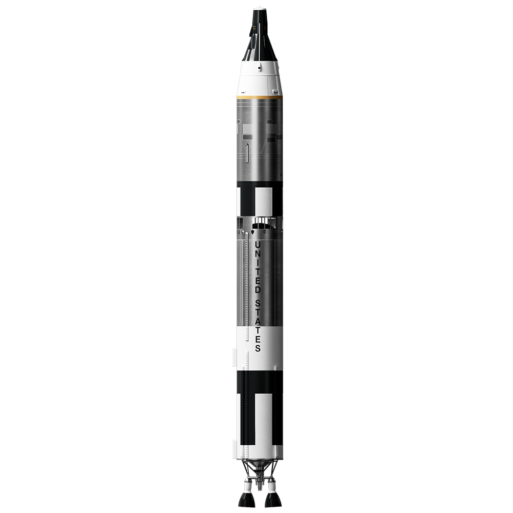 Estes Gemini Titan Model Rocket - Side Boosters