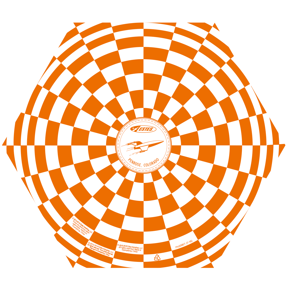 Estes 12 Inch Parachute Model Rocket Accessory