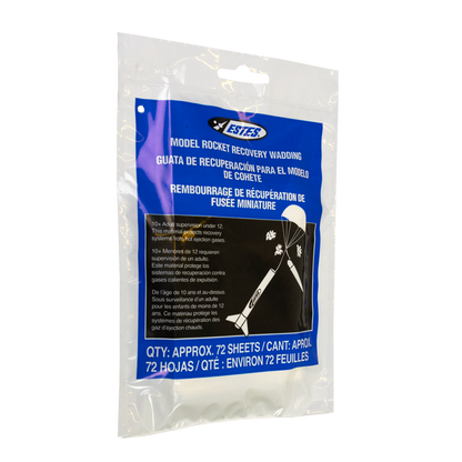 Estes Model Rocket Recovery Wadding