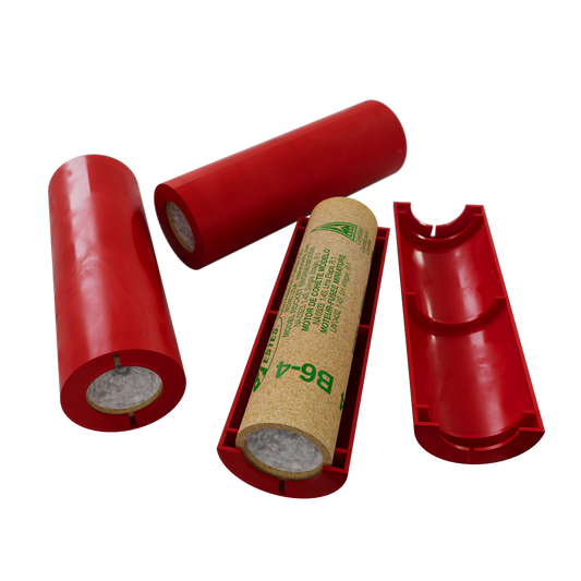 Model Rocket Engine Standard to D Adapter Set
