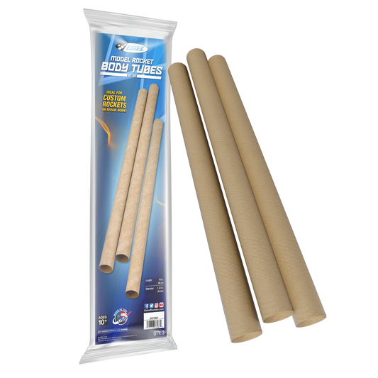 Estes BT-55 Model Rocket Body Tubes - 3 Pack