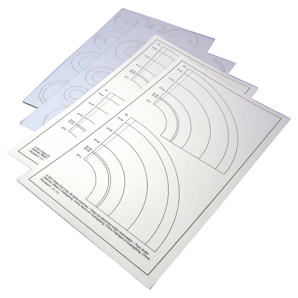 Estes Laser Cut Centering Rings and Paper Adapters for Model Rockets