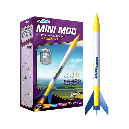 Estes Mini Mod Model Rocket Launch Set