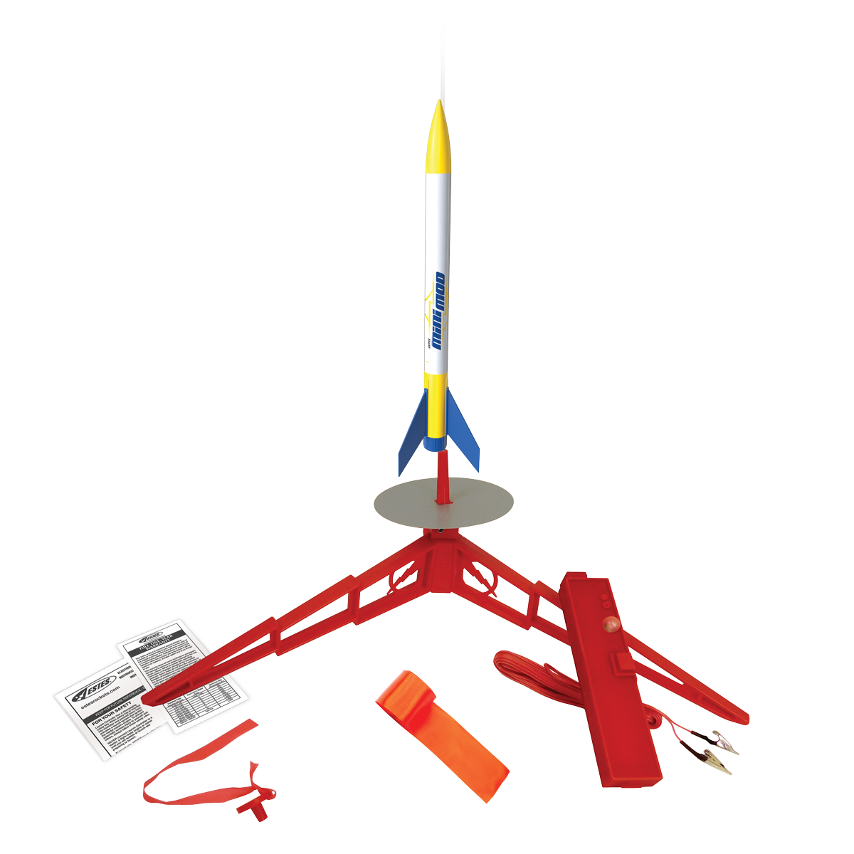 Estes Mini Mod Flying Model Rocket Launch Set
