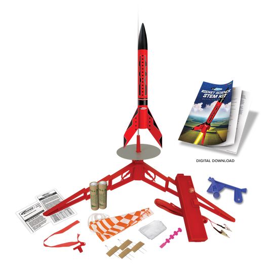 Estes Rocket Science STEM Kit Contents with everything you need to launch 
