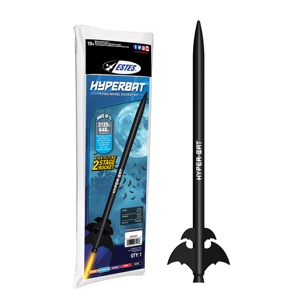 Hyper Bat™ Model Rocket Kit for STEM and Classroom Learning | Estes ...