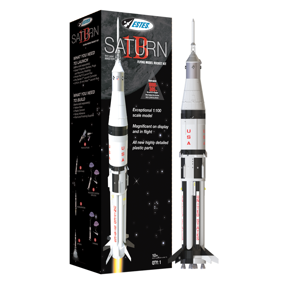 Estes Saturn 1B Model Rocket Kit