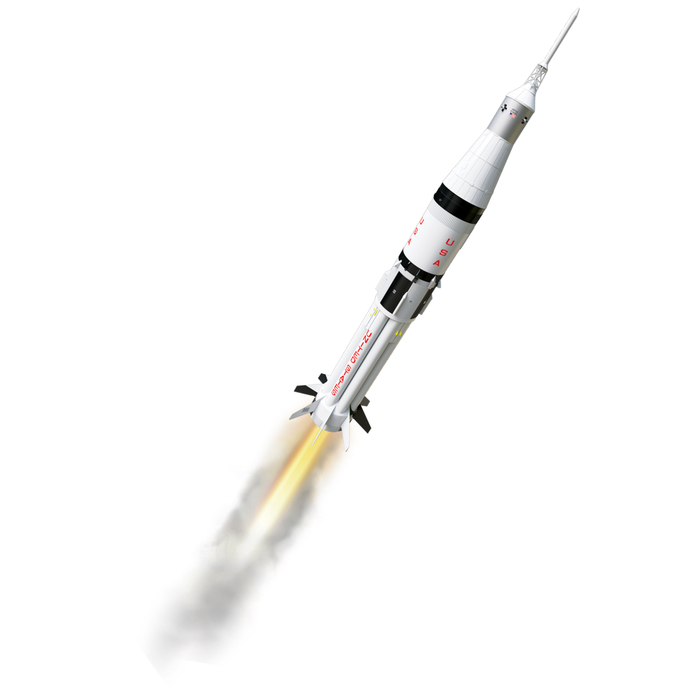 Estes Saturn 1B Flying Model Rocket