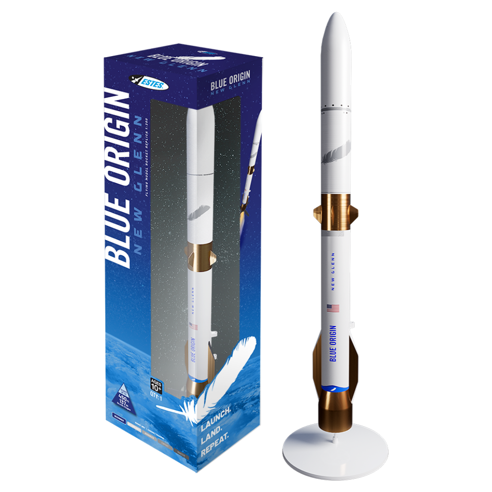 Blue Origin New Glenn Ready to Fly Model Rocket | Estes Education