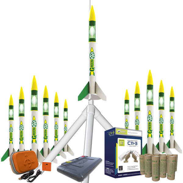 Model Rocketry 101 + Green Eggs Flight Data Classroom Kit | Estes