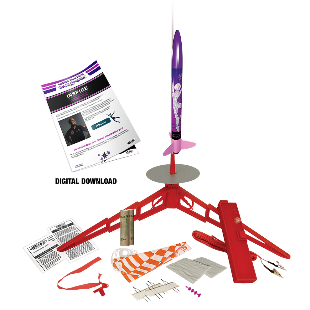 Space2Inspire STEM Kit - Hands-On Rocketry & Art for Classrooms | Estes ...